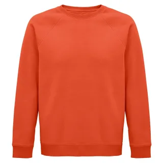 SOLS Unisex Erwachsene Space Organic Raglan Sweatshirt (Burnt Orange)