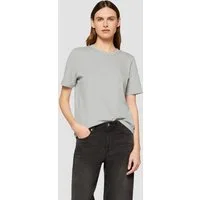 s.Oliver Kurzarmshirt T-Shirt T-Shirt aus Baumwolle mit Schmucksteinen