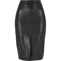 URBAN CLASSICS Sommerrock Urban Classics Damen Ladies Synthetic Leather Pencil Skirt (1-tlg)