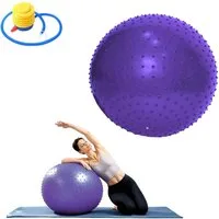 Endless Yogaball Gymnastikball groß, PVC Fitnessball mit Luftpumpe, platzsicher (Sowohl für Männer als auch für Frauen, Sowohl für Männer als auch für Frauen), Balance Ball Stuhl für Fitness Workout Stabilität Pilates