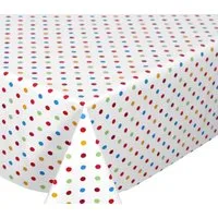 Beautex Tischdecke Wachstuchtischdecke Bunte Punkte abwaschbar Basteltischdecke (1-tlg), Wasserundurchlässig, Zuschneidbar, Pflegeleicht, Oberflächenversiegelt