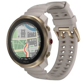Polar Vantage M3 [inkl. Silikonarmband greige sand] 45mm Edelstahlgehäuse gold