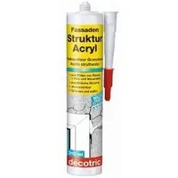 decotric® Spachtelmasse Decotric Decofill Fassaden-Strukturacryl 310 ml