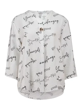 Zabaione - Blouse Ma44rion p white - Gr. - XL