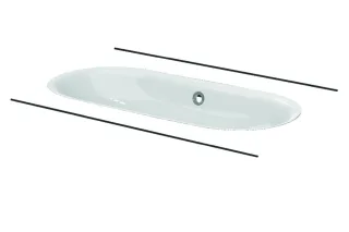 Bette Waschtisch Oval Comodo Unterbau mit A218-000mUeL