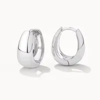 ROUGEMONT Paar Creolen Damen Creolen Ohrringe 18K Vergoldung -wasserfest & Hypoallergen, Wasserfest & langlebig