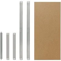 shelfplaza Schwerlastregal HOME, Fachboden-Set / Zusatzboden für Schwerlastregal 90x45 cm verzinkt