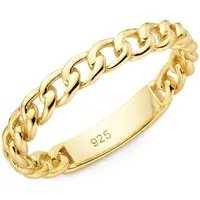 Firetti Fingerring Schmuck, Geschenk, Panzerketten-Optik