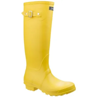 Cotswold Sandringham Buckle-Up Damen-Wellington-Stiefel (gelb)
