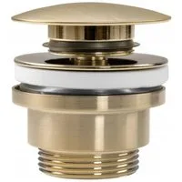 wohnwerk.idee Ablaufgarnitur Ablaufgarnitur Gold Waschbeckenstöpsel Rea Waschbecken Ablaufventil