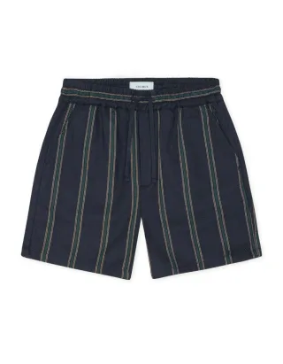 les deux - Gestreifte Shorts - Lawson blau - Gr. - XL