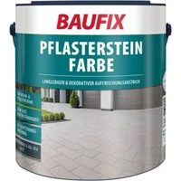 Baufix Bodenversiegelung Pflasterstein Farbe matt, 2,5 Liter für ca. 15 m², Auffrischungsanstrich für Beton- & Pflastersteine, lichtbeständig