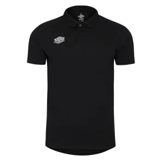 Umbro - "Optimus" Poloshirt für Herren/Damen Unisex - Training (Schwarz)