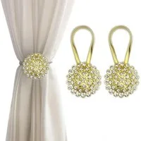 LIANNA Raffhalter Magnetische Raffhalter 2 Stück, handgefertigt Boho-Deko für Vorhänge, (Set, 2-tlg., Magnetische Raffhalter 2 Stück, handgefertigt Boho-Deko für Vorhänge)