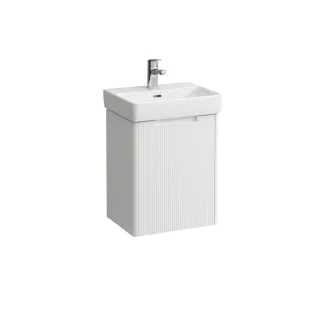 LAUFEN Waschtischunterschrank JUNA 320x422x515 1 Tür links m. Griffmulde f.WT H815961 weiß matt, H41 H4114411092601