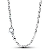 Pandora Collier Pandora Moments Pavé Verschluss Fuchsschwanz Halskette 394463C01-45