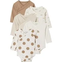 vertbaudet Body Bio-Kollektion: Baby Schlupfbodys 5er-Pack