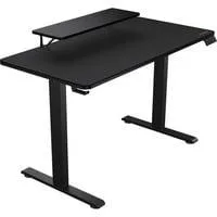 Gaming-Tisch E-Star 120 schwarz, 120 x 60cm, mit Monitorständer