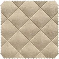 novely® Stoff ALPEN Velours 3-lagig gesteppt - Volumen-Möbelstoff Karo-Raute-Muster, Volumen Möbel-Polsterstoff, Karo Raute 5x5cm, Meterware, 1lfm
