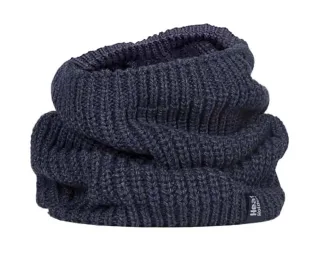 Heat Holders - Herren Fleece gefüttert Chunky Knit Thermal Neck Warmer