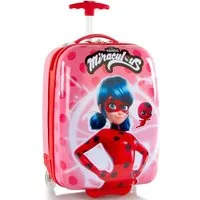 Heys Kinderkoffer Miraculous Lady Bug rosa, 46 cm, 2 Rollen, Heys Kindertrolley Handgepäck-Koffer