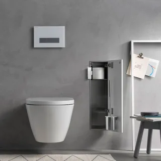 emco WC-Modul asis pure Türanschlag rechts, Unterputz, 1-türig 598 mm, alpinweiss matt, 975551309 975551309