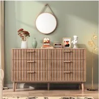Simurq Kommode mit 4 / 6 Schubladen, Komodenschrank, für Wohnzimmer Schlafzimmer