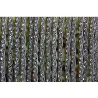 La Tenda Insektenschutz-Vorhang Türvorhang LUCCA 4 Streifenvorhang anthrazit, 90 x 210 cm, PVC - Länge und Breite individuell kürzbar