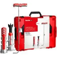 Aktion L-BOXX 102 DuoLine, Dübel hellgrau/rot, 833-teilig