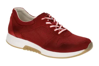 Gabor 66.946.58 ROLLINGSOFT Rot Damenschuhe Sneaker bequem Textil/Mesh Leders...