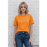 Ismont T-Shirt Damen T-Shirt Orange – ISMONT 01 M066-30