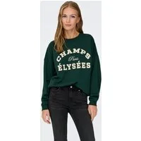 JDY Sweatshirt JDYMESA L/S O-NECK EMB SWEAT JRS NOOS Baumwollmischung, regular fit