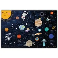 Close Up Schreibtischunterlage Universum für Kinder Schreibtischunterlage 60x40cm