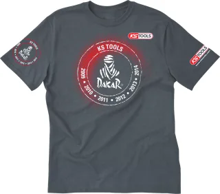 KS Tools T-Shirt "Dakar 2011" schwarz XXL - 985.0175