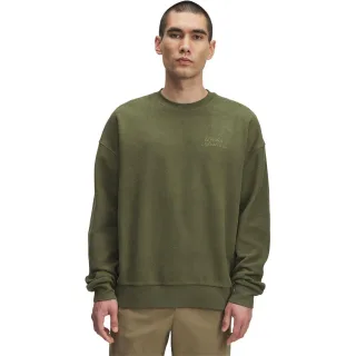Under Armour - Sweatshirt für Herren, Überschnittene Schulter, Frottee (Grün)