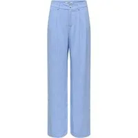ONLY Stoffhose ONLSIESTA MW LINEN BL PLEAT WIDE PN
