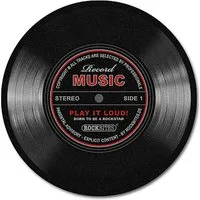 Close Up Fußmatte Record Music Teppich groß Schallplatte
