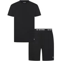 G-STAR Pyjama SLATE, T-SHIRT & SHORTS (Set, 2 tlg) Regular Fit in Baumwoll-Qualität