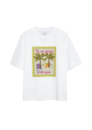 comma - T-Shirt weiß - Gr. - XL