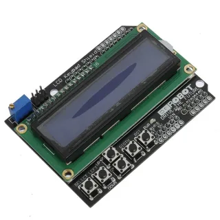 3Pcs Keypad Shield Blue Backlight For Robot LCD 1602 LCD1602 Display Module Input Output Expansion Board