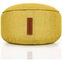 Green Bean Pouf Sitzsack-Hocker Home Linen 45x25cm (Sitzsack-Hocker 45x25cm mit EPS-Perlen Füllung -, Fußhocker Fußkissen Sitz-Pouf für Sitzsäcke), Bodenkissen für Kinder und Erwachsene - Sitzkissen Sitzhocker