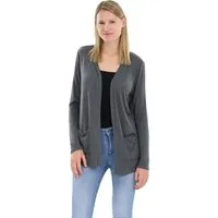 malito more than fashion Cardigan malito Damen Cardigan, Strickjacke mit Taschen, dünne Jacke, feiner Feinstrick Jacke mit Eingriffstaschen