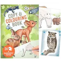 Depesche Malvorlage DEPESCHE Malbuch Copy & Colouring Book Wildtiere
