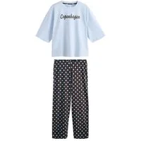 Next Pyjama Kurzarm-Schlafanzug aus 100 % Baumwolle (2 tlg)