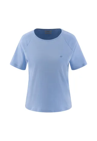 FYNCH-HATTON - T-SHIRT 1X1 RIB SOLID powder blue - Gr. - XS