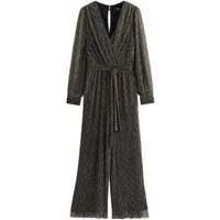 Next Jumpsuit Overall in Wickeloptik zum Binden, Kurzgröße (1-tlg)