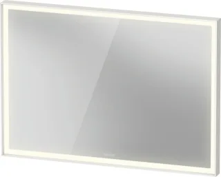Duravit L-Cube Spiegel Weiß Aluminium Matt 1000x67x700 mm - LC7382018180100 LC7382018180100