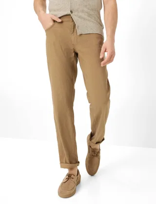 Brax Herren Five-Pocket-Hose Style COOPER CAMEL, Beige, Gr. 50/32