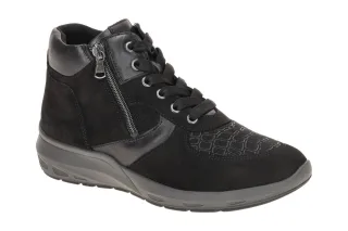 Waldl?ufer 831M80 M-TONIA Damen Stiefeletten schwarz bequem OrthoTritt