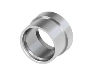 Tece flex Druckhülse für Vollkunststoffrohr, vernickelt, Dim. 25, 704025 704025